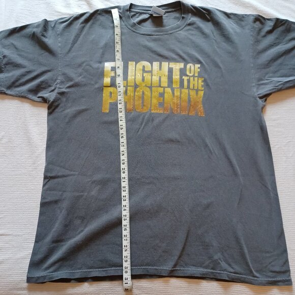 Y2K 2004 Team Fox Gear Flight of the Phoenix Gray Movie Promo T-Shirt Adult XL - Picture 10 of 10